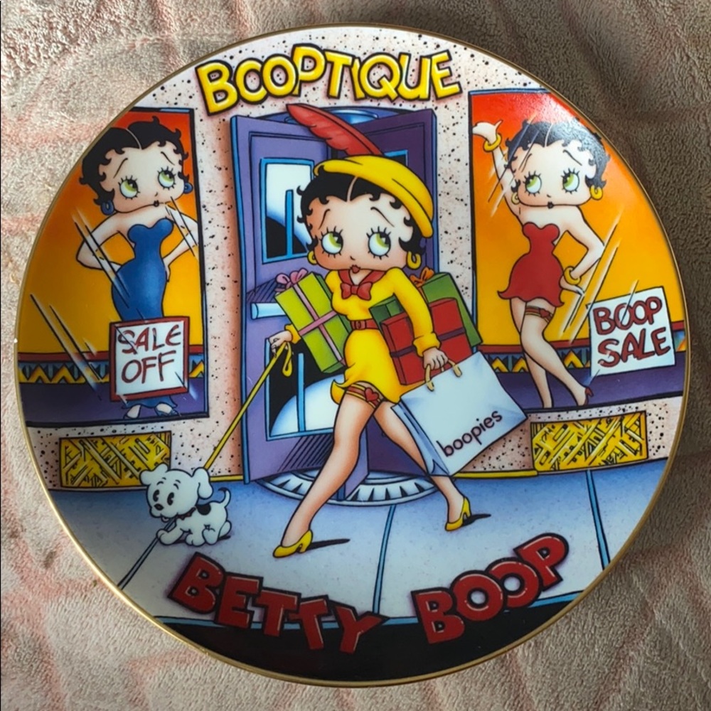Betty Boop limited edition plate!!!